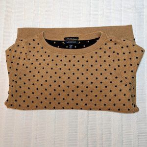 Lands' End Supima 3Q Sleeve Sweater in Heather Dot